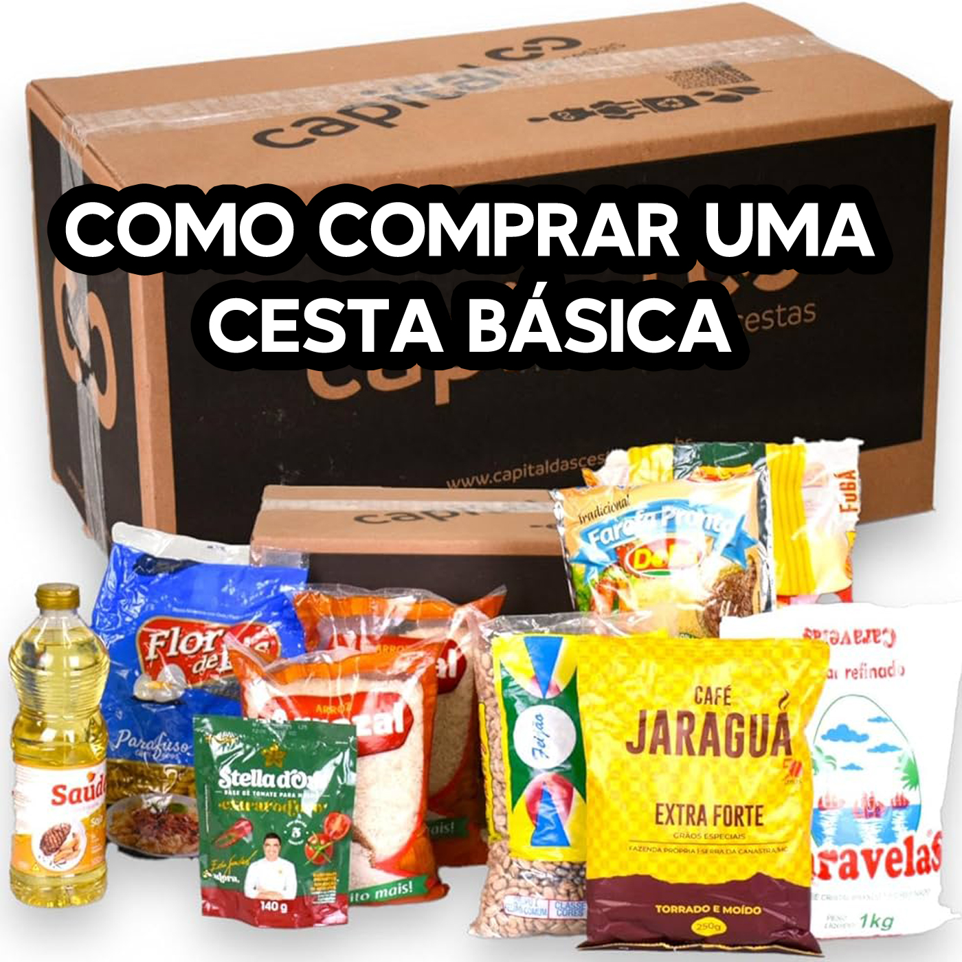 Como comprar uma Cesta Básica 